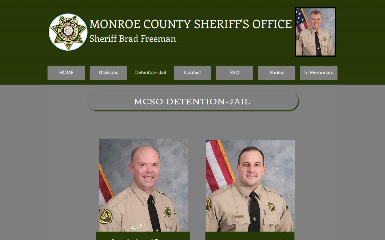 Monroe County arrest warrant custody and bond process