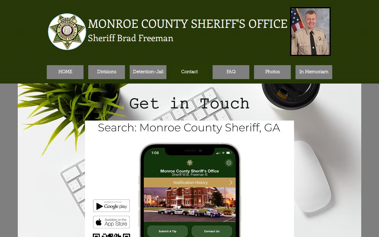 Monroe County warrant records Court Services contacts